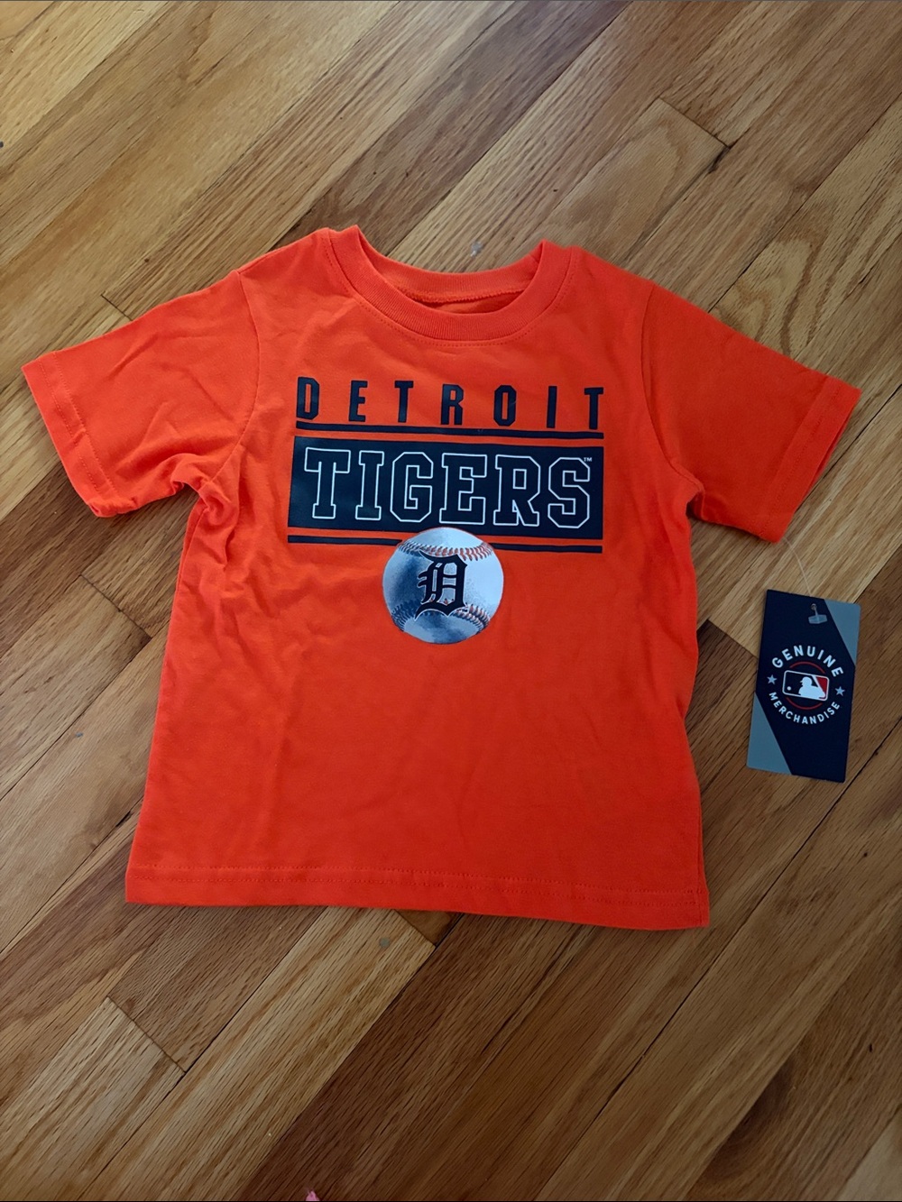 Genuine Merchandise Detroit Tigers Orange Kids Tee